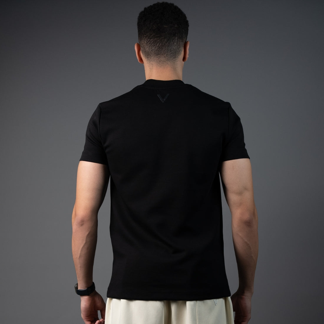 Solid Black Core Tee