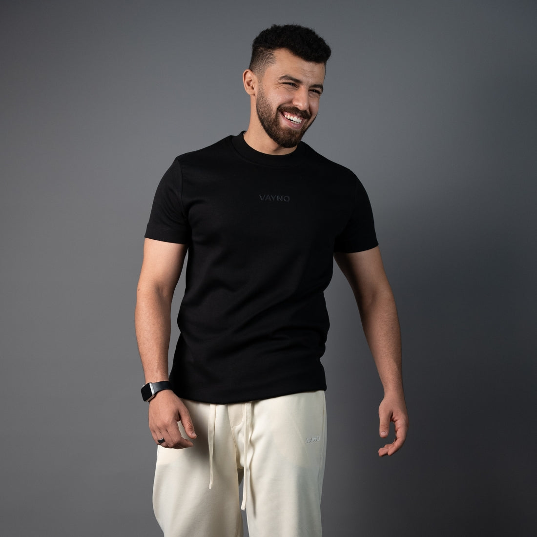 Solid Black Core Tee