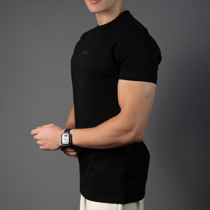 Solid Black Core Tee