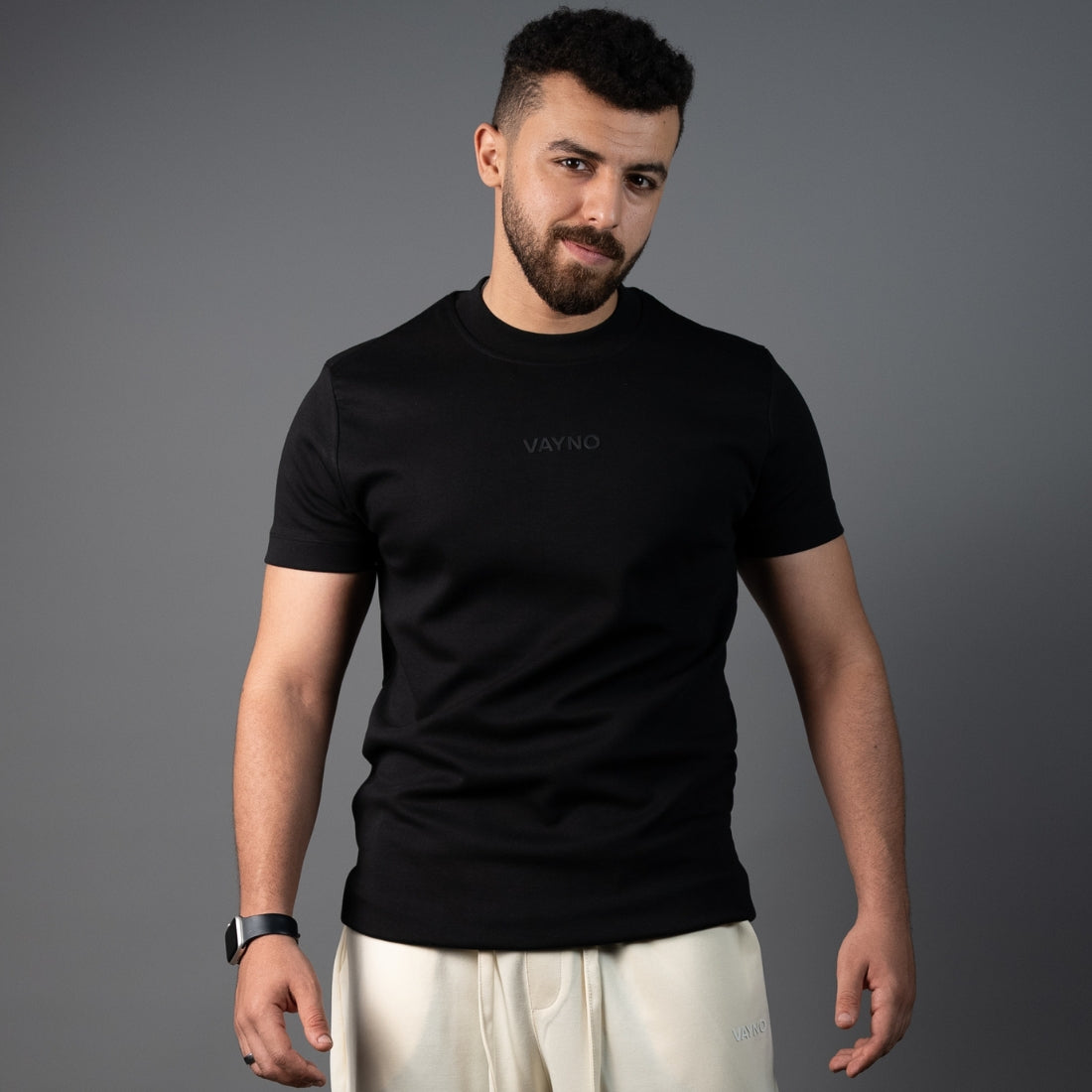 Solid Black Core Tee