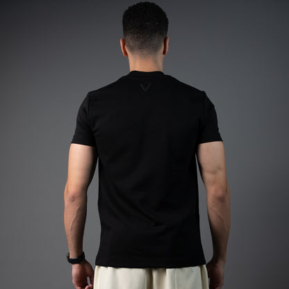 Solid Black Core Tee
