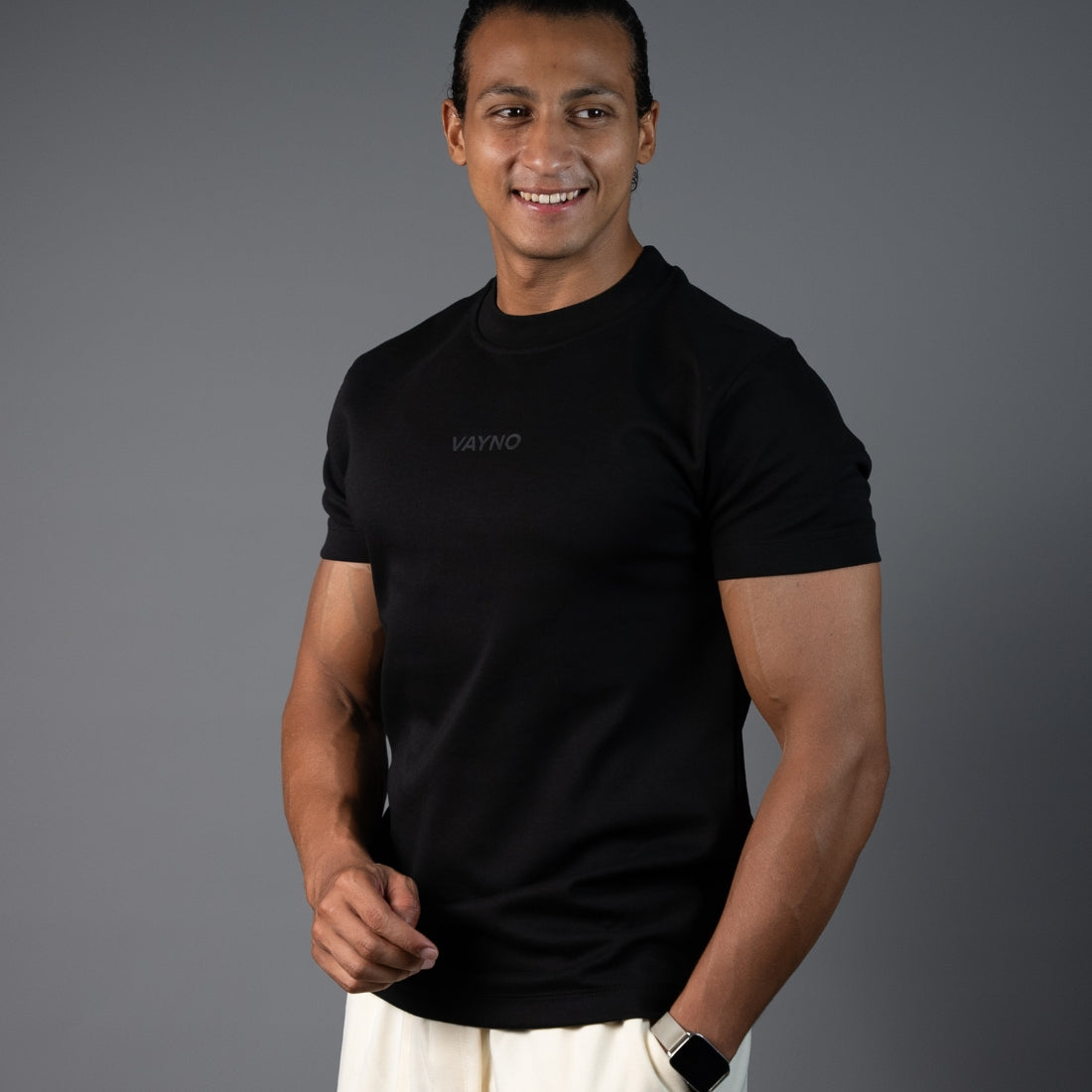 Solid Black Core Tee